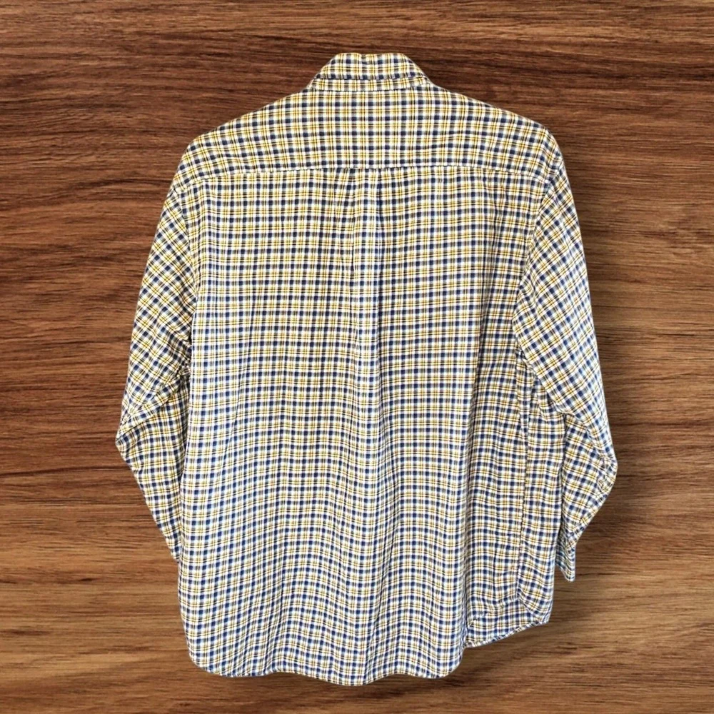 VTG Polo Jeans Co. Ralph Lauren Plaid Shirt Men's Size XL‎